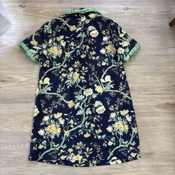 Tuckernuck Dress Womens Size XS Mini Short Sleeve Night Bloom Twiggy Chic - Picture 8 of 8